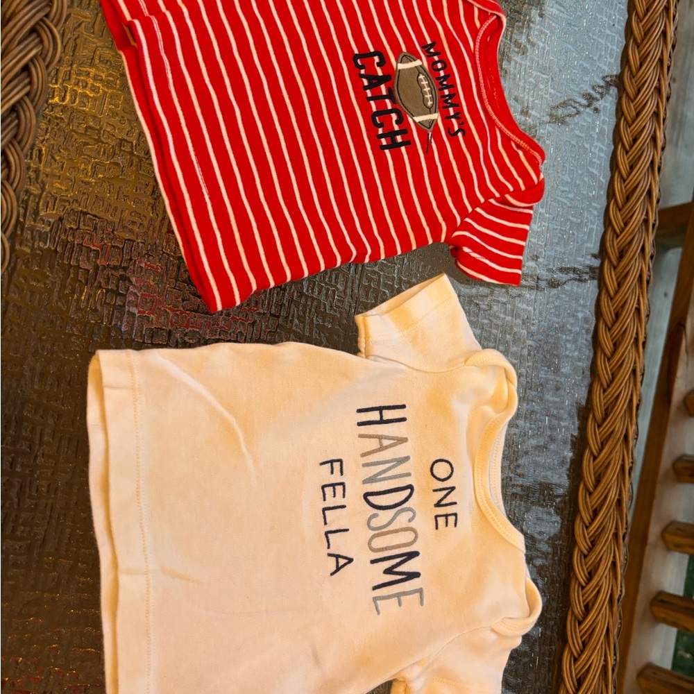 carters bundle of baby short sleeve shirts 3 months
